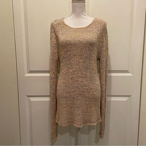 J.O.A. Knit Sweater in Light Pink and Light Purple